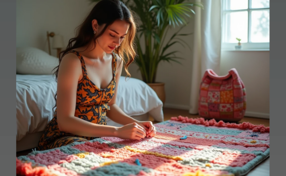 Футболка — в косичку, косичка — в коврик: магия рукоделия без спиц и крючка Футболка — в косичку, косичка — в коврик: магия рукоделия без спиц и крючка